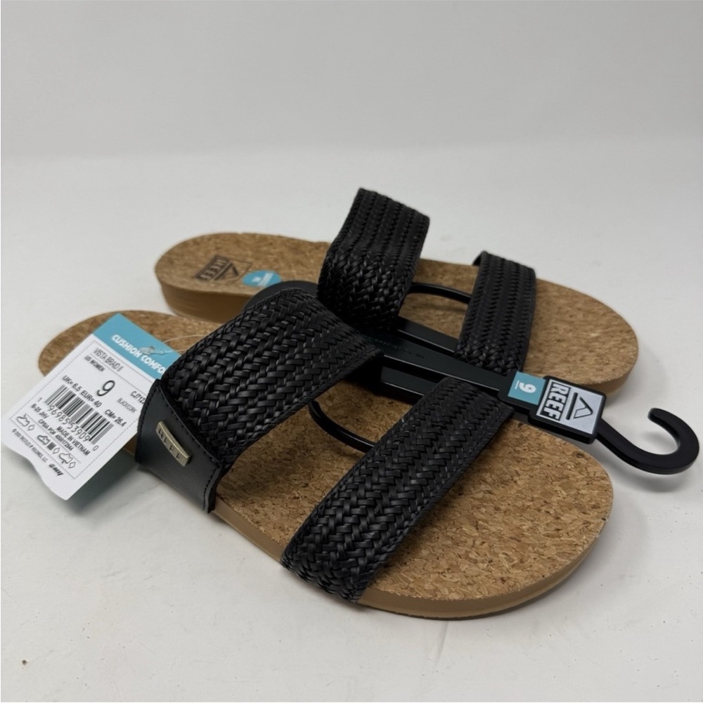 Reef Black and Tan Women's Sandals